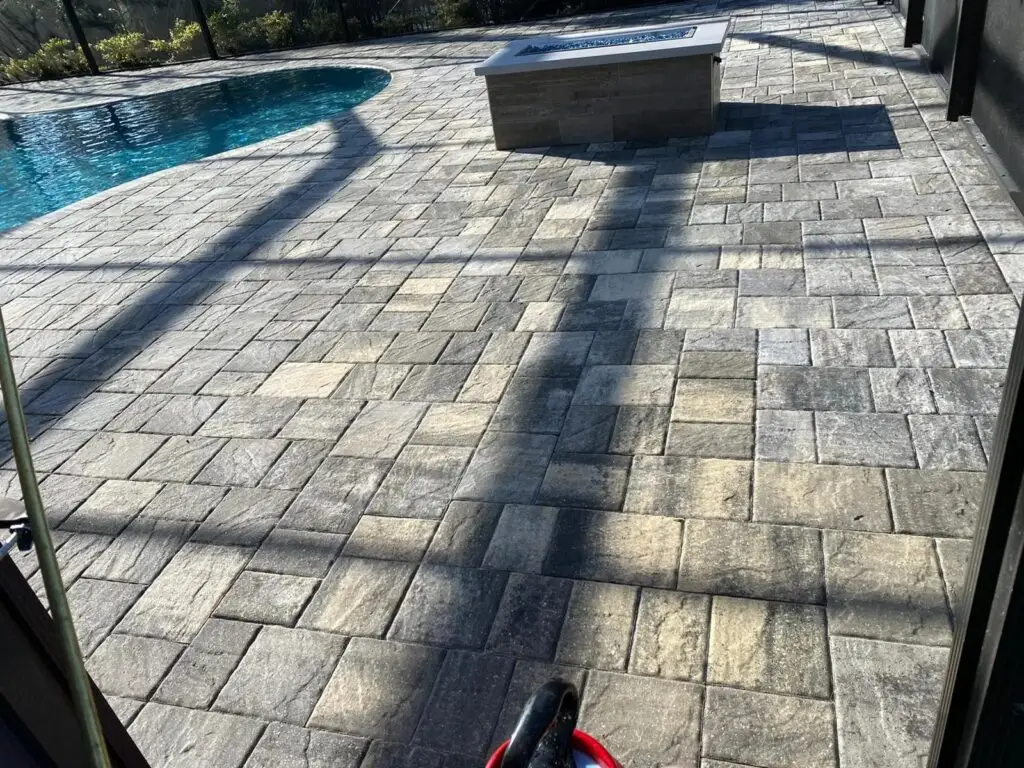 Pool-Pavers-with-fire-pit-Jacksonville-Fl