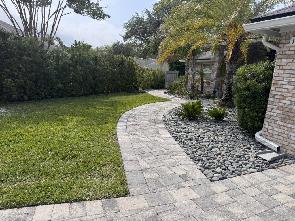 Paver walkway
